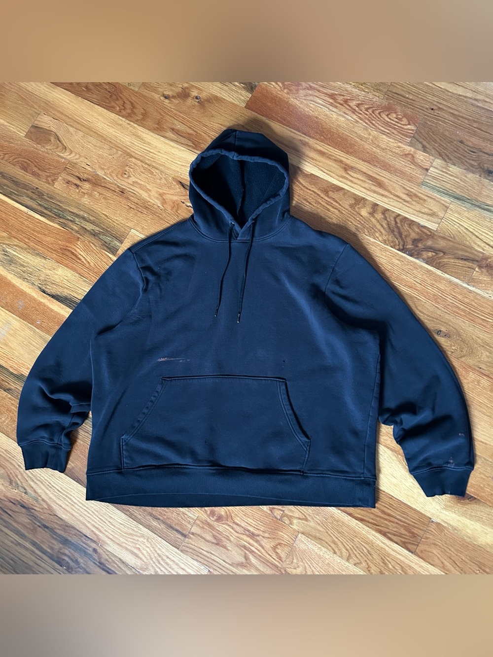 Men's Black Casual Pullover Hoodie